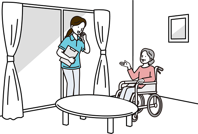 リハビリする場所を選べる